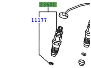 Injecteur complet KZJ7 KZJ9
