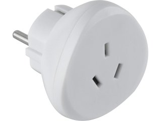 Adaptateur de voyage prise australienne vers prise française / européenne