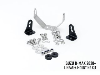 Kit seul Lazer Isuzu D-Max (2021-2022) - Bumper Beam Mounting Kit (For 2x Linear-6)