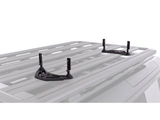 Supports plats galerie Rhino Rack pour Plaques à sable Maxtrax avec Zwiflock