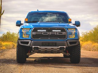 Kit intégration calandre Lazer Ford F-150 Raptor (2017-2020) - Carbon-6 Spot Yellow Dip