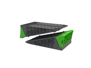 Rampes de mise à niveau Tred GT Levelling avec cales d'appui au sol pieds de cellule