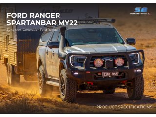 Pare-chocs avant polyéthylène ARB SmartBar SpartanBar pour Ford Ranger T9
