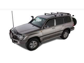 Kit 3 barres de toit Rhino Rack HD 1375mm Toyota Land Cruiser HDJ100