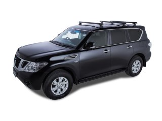 Kit 3 barres de toit Rhino Rack HD 1375mm Nissan Patrol Y62 2012-2021