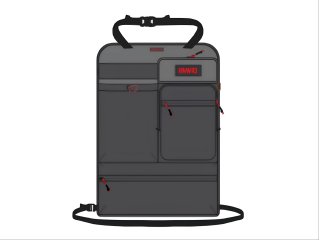 Organiseur de siège ONWRD Daily Driver Gris