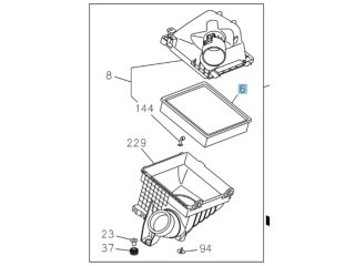 Filtre à air Isuzu DMax III 2020+