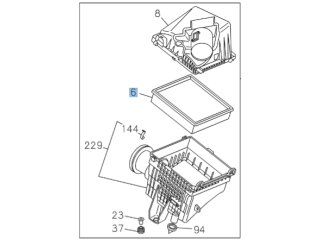 Filtre à air Isuzu DMax II 2017-2020