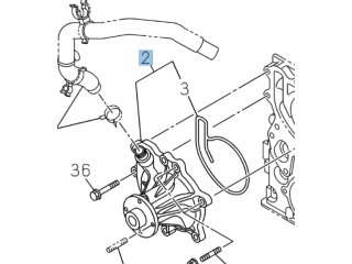 Kit pompe à eau Isuzu DMax III 2020-2025