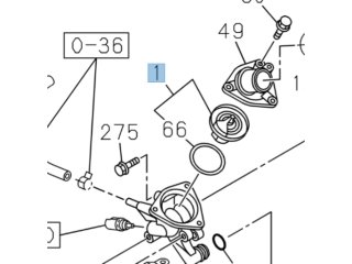 Kit Thermostat + joint Isuzu DMax II / DMax III 2017+