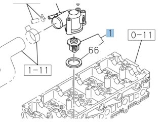 Kit Thermostat + joint Isuzu DMax II 2012-2016
