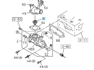Kit Thermostat + joint Isuzu DMax I 2004-2006