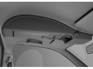Console de toit 4WD Interiors pour Ford Ranger T7 et T8 simple cabine