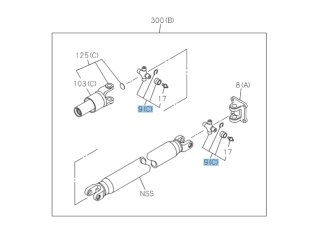 Kit croisillon d'arbre de transmission arrière Isuzu DMax III 2020+