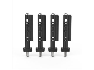 Fixation rapide 4 plaques Maxtrax - Set de 4 pièces - Longueur filetage 17mm