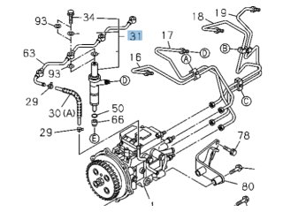 Injecteur Isuzu DMax I 2004-2006