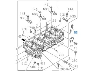 Bougie de préchauffage Isuzu DMax II 2012-2016
