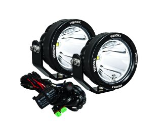 Kit de 2 phares LED Vision X Light Cannon CG2 ronds