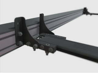 Jeu de supports latéraux à déport pour auvent pour quick release James Baroud