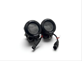 Kit de 2 phares antibrouillard LED Vision X CG2 Mini Cannon Fog Light ronds avec lentille transparente