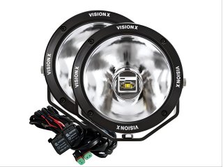 Kit de 2 phares LED Vision X Light Cannon CG2 6.7'' éclairage longue portée