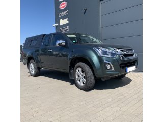 Hardtop Explorer noir strié Isuzu D-Max 2012-2020 Space-Cab Alu-Cab