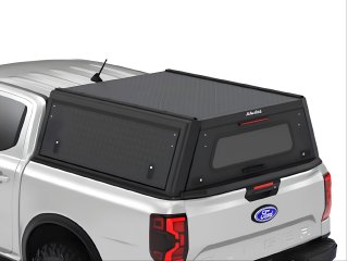 Hardtop Explorer noir strié Double Cabine Ford Ranger 2023+ Alu-Cab