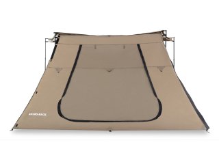 Paroi latérale trapézoïdale avec porte pour auvent Batwing Rhinorack