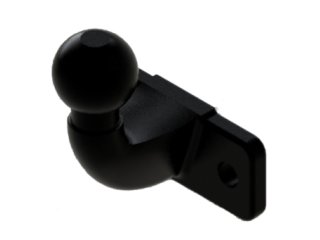 Boule attelage 3.5T deux trous entraxe 90mm