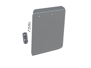 Ski protection différentiel arrière aluminium 8mm N4-Offroad pour Isuzu DMax EV 2026+