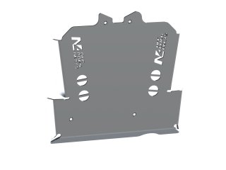 Ski de protection boîte automatique aluminium 8mm N4-Offroad Toyota Land Cruiser GRJ78 GRJ79