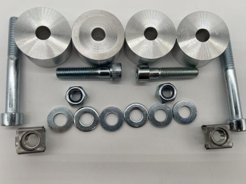 Kit rallonge 25/50mm pour écubier de treuil N4-Offroad