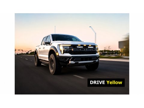 Kit intégration calandre Lazer Ford F-150 Raptor (2024+) - Carbon-6 Drive Yellow