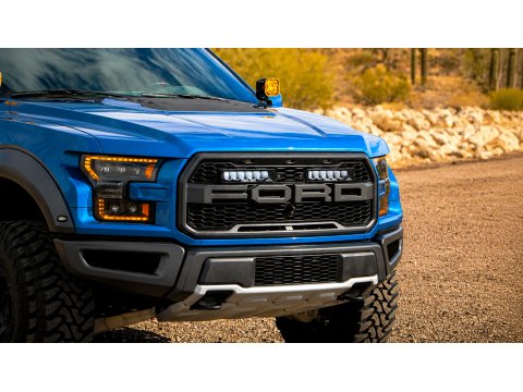 Kit intégration calandre Lazer Ford F-150 Raptor (2017-2020) - Carbon-6 Drive Yellow Dip
