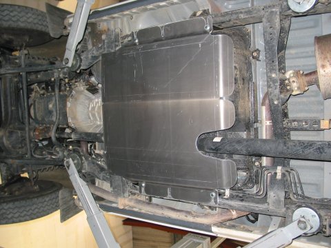 Ski de protection boîte de transfert et réservoir en aluminium de 8mm pour Toyota HZJ76 HZJ78 HZJ79 GRJ78 N4-Offroad