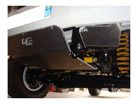 Ski de protection de bonbonne de climatisation en aluminium de 5mm pour Toyota HDJ80 N4-Offroad