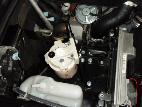 Kit de montage préfiltre Racor 500FG pour Isuzu Dmax 2003 à 2011 N4-Offroad