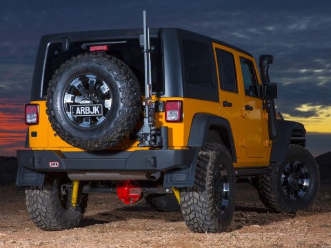 Porte roue ARB Jeep JK noir epoxy