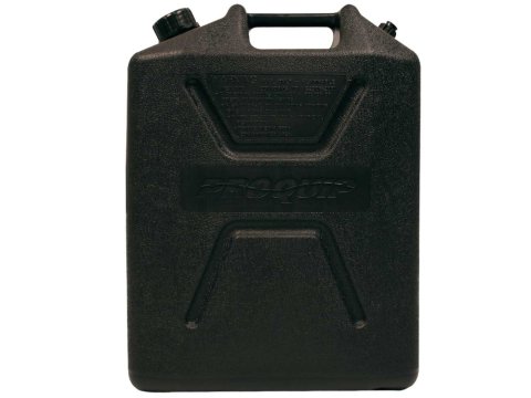 Jerrycan carburant - plastique noir - Format US 20L - avec bec verseur amovible