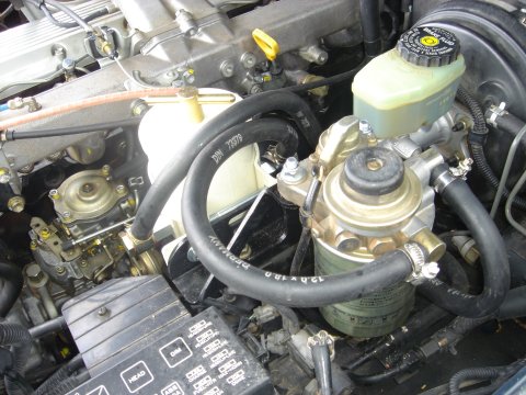 Kit de montage préfiltre Racor 500FG pour Toyota HDJ80 sans ABS N4-Offroad