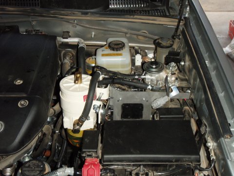 Kit de montage préfiltre Racor 500FG pour Toyota KDJ120 N4-Offroad