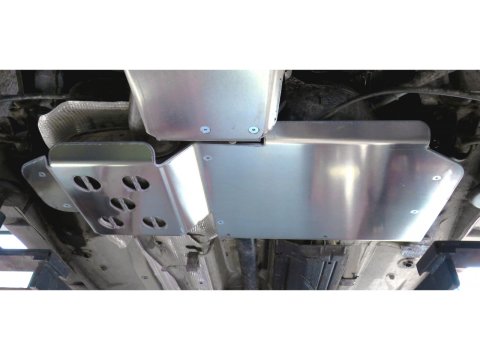 Ski protection réservoir et silencieux arrière aluminium 6mm Dacia Duster 4x4 2009-2023 N4-Offroad
