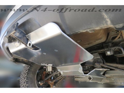 Ski protection pare chocs arrière aluminium 6mm Dacia Duster 4x4 2013-2021 sans AdBlue N4-Offroad