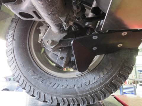 Paire de protections amortisseurs arrières en PEHD de 8mm pour Toyota KDJ95 KDJ120 KDJ150 N4-Offroad
