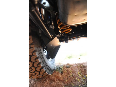 Paire de protections amortisseurs arrières en PEHD de 8mm pour Toyota KDJ95 KDJ120 KDJ150 N4-Offroad