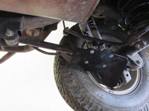 Paire de protections amortisseurs arrières en PEHD de 8mm pour Toyota KDJ95 KDJ120 KDJ150 N4-Offroad