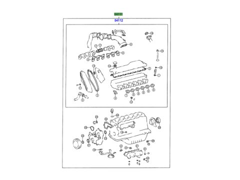 Pochette de joint complète moteur 1HZ HZJ78 HZJ79 HZJ105