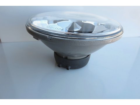 Optique verre lisse rond Ø7 pouces - Jeep Nissan Land Rover Toyota phares ronds