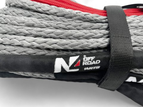 Corde synthétique de treuil 10mm x 24M N4-Offroad - jusqu'à 5.4T