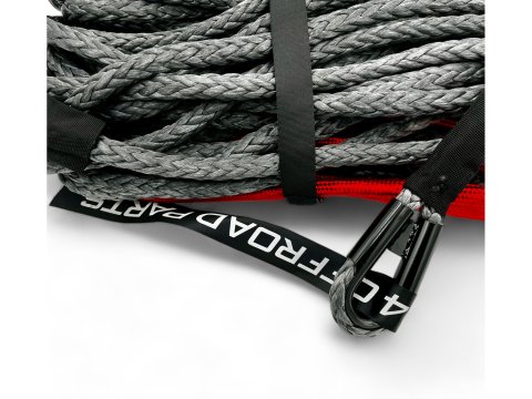 Corde synthétique de treuil 12mm x 28M N4-Offroad - Jusqu'à 6.8T